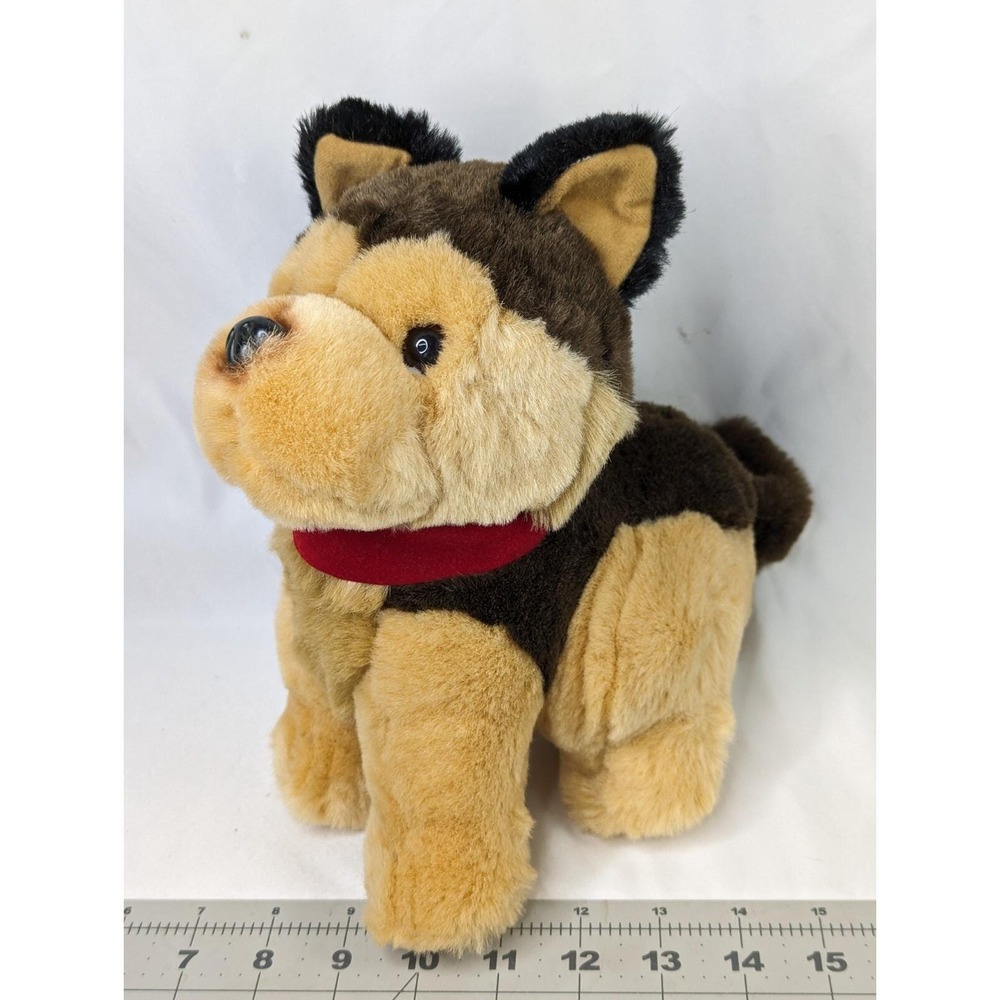Main Joy Dog German Shepherd Plush 10 Inch Stuffed Animal Toy